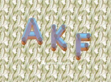 Acrónimo inglés AKF y su explicación
