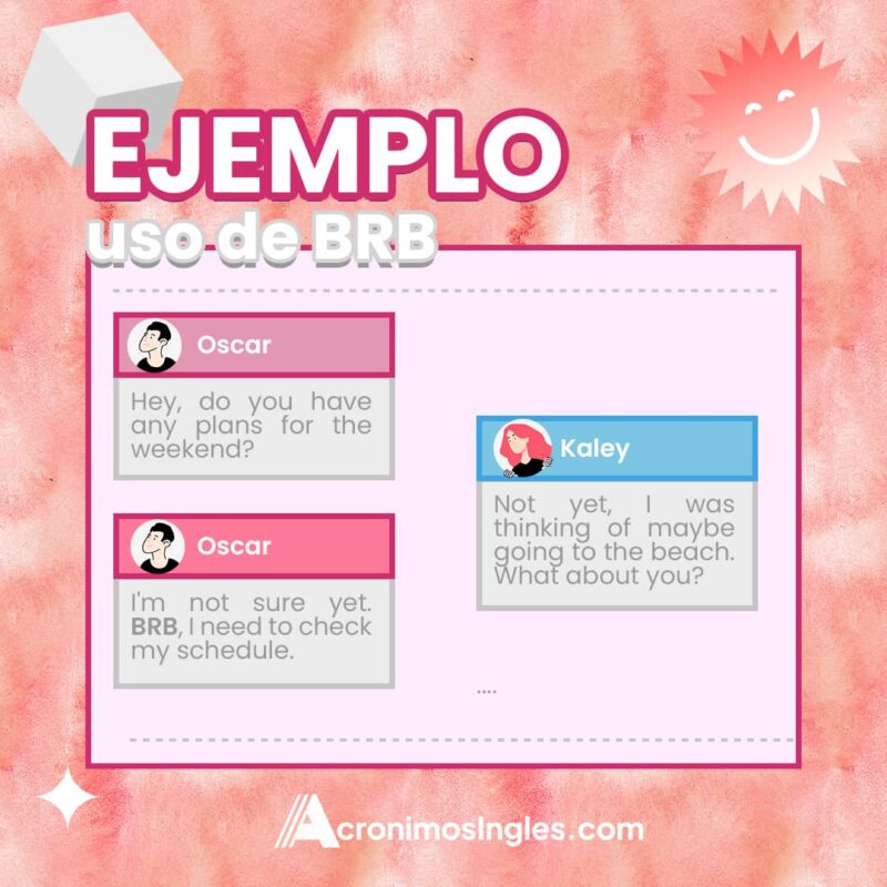 BRB: ¿Qué Significa "BRB" y Cómo Se Utiliza? » Acrónimos Inglés